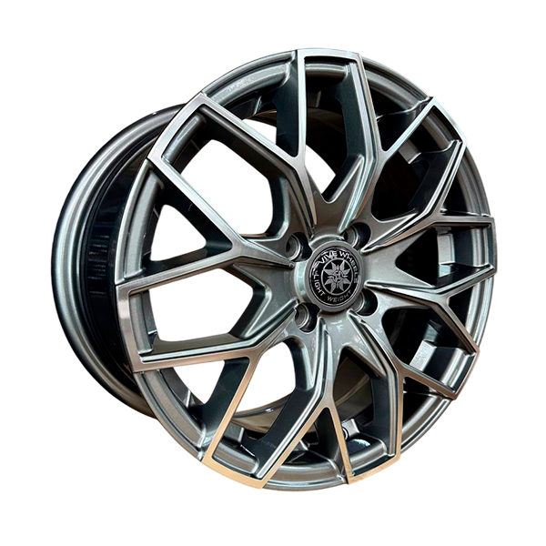 диски VIVE V-06 (JT091B) 6,5xR15 4x100 73,1 40 GRAY_MACHINE_FACE