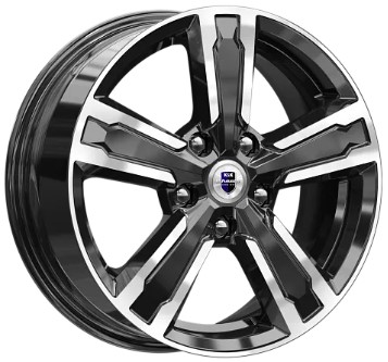 диски КиК ОКЛАХОМА 6,5xR16 5x114,3 66,1 50 алмаз_черный