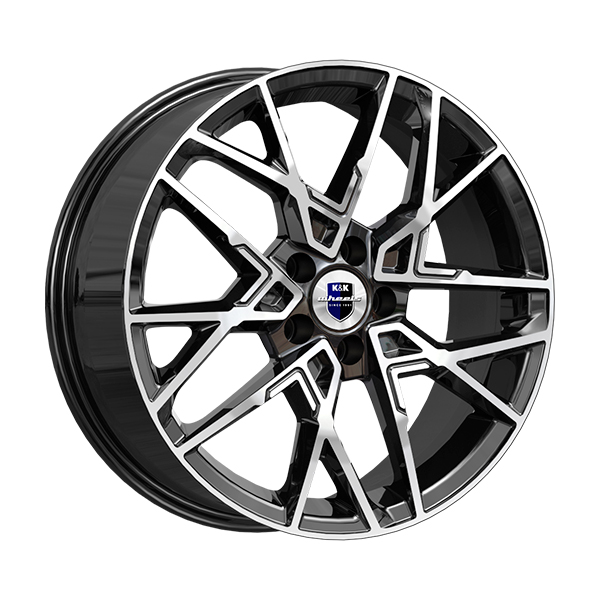 диски КиК ВУДРОФ 7,0xR18 5x114,3 60,1 45 алмаз_черный