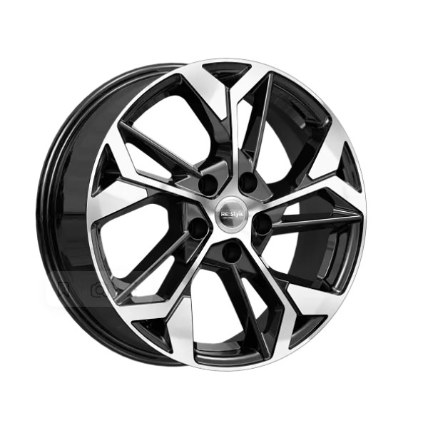 диски КиК Реплика КС1062 (ZV 17 Emgrand X7) 6,5xR17 5x114,3 60,1 45 алмаз_черный